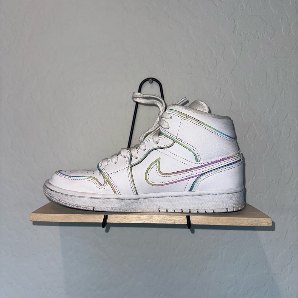 Women’s Air Jordan 1 Mis SE “Iridescent Trim”. Retail price $380